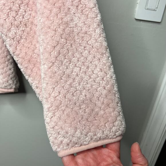 Columbia Fire Side Sherpa Full Zip Pink Fleece Jacket Women's XXL Fuzzy Soft - Picture 5 of 10